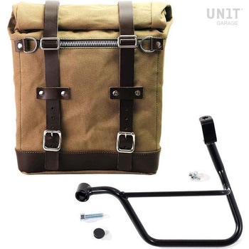 Canvas サイドパニアケース Scram 22L-30L + 左 サブフレーム Triumph T100 (2017 until now) | U201-1011SX UnitGarage (ユニットガレージ)