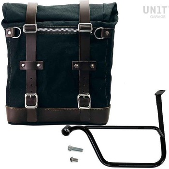 Canvas サイドパニアケース Scram 22L-30L + 左 サブフレーム Triumph Thruxton & Thruxton R 1200 (2016 until now) | U201-1020SX UnitGarage (ユニットガレージ)