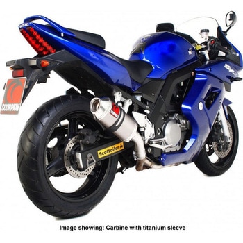 Carbine スリップオン ステンレススリーブ Suzuki SV 650 99-02 2000 - 2015 Scorpion (スコーピオン)