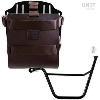 Carrying system in aluminum with adjustable leather front， Quick Release System and frame(2001-2016)-U085-U000-1005SX UnitGarage (ユニットガレージ)