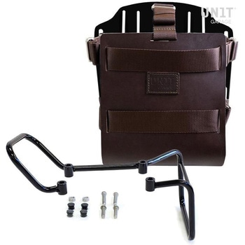 Carrying system in aluminum with adjustable leather front， Quick Release System and frame (2017-2019) | U085-U000-3000 UnitGarage (ユニットガレージ)