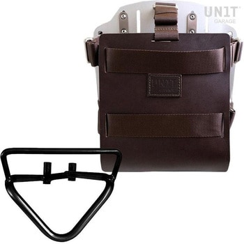 U085+U000+3004DX-Brown-Silver CarryingSystem in aluminum with adjustable leather frontCQuick Release System and frame(2020 until now)U085-U000-3004DX UnitGarage (jbgK[W) 64744297