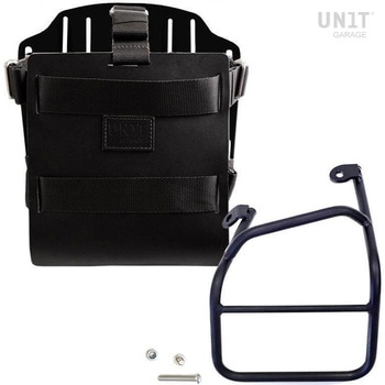 Carrying system in aluminum with adjustable leather front， Quick Release System and frame | U085-U000-1010SX UnitGarage (ユニットガレージ)