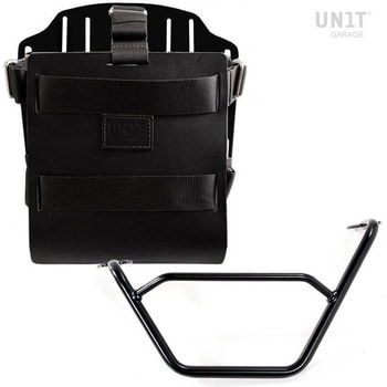Carrying system in aluminum with adjustable leather front， Quick Release System and frame | U085-U000-1901SX UnitGarage (ユニットガレージ)