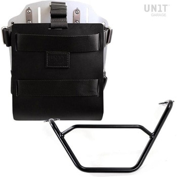 Carrying system in aluminum with adjustable leather front， Quick Release System and frame | U085-U000-1901SX UnitGarage (ユニットガレージ)