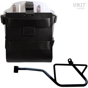 U085+U000+2216SX-Black-Silver Carrying system in aluminum with adjustable leather frontC Quick Release System and frame | U085-U000-2216SX UnitGarage (jbgK[W) KԎ850 (2021-2022) 64744954