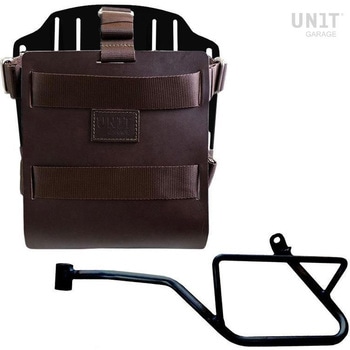 Carrying system in aluminum with adjustable leather front， Quick Release System and frame | U085-U000-2216SX UnitGarage (ユニットガレージ)