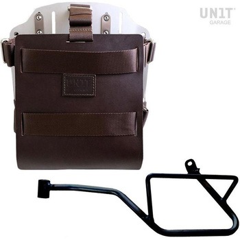 U085+U000+2216SX-Brown-Silver Carrying system in aluminum with adjustable leather frontC Quick Release System and frame | U085-U000-2216SX UnitGarage (jbgK[W) KԎ850 (2021-2022) 64744979