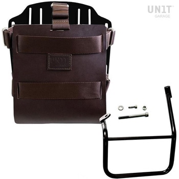 Carrying system in aluminum with adjustable leather front， Quick Release System and frame | U085-U000-2253SX UnitGarage (ユニットガレージ)
