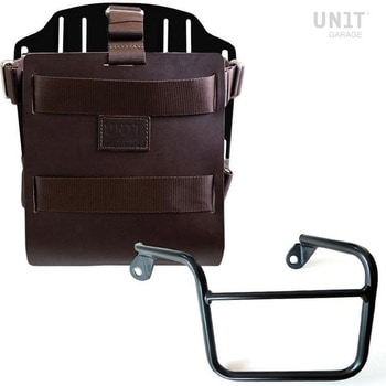 U085+U000+2600SX-Brown-Black Carrying system in aluminum with adjustable leather frontC Quick Release System and frame | U085-U000-2600SX UnitGarage (jbgK[W) KԎMash Seventyfive 125cc 64745250