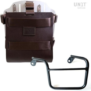 Carrying system in aluminum with adjustable leather front， Quick Release System and frame | U085-U000-2600SX UnitGarage (ユニットガレージ)