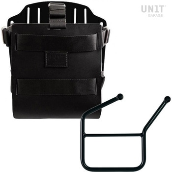 Carrying system in aluminum with adjustable leather front， Quick Release System and frame | U085-U000-3007SX UnitGarage (ユニットガレージ)