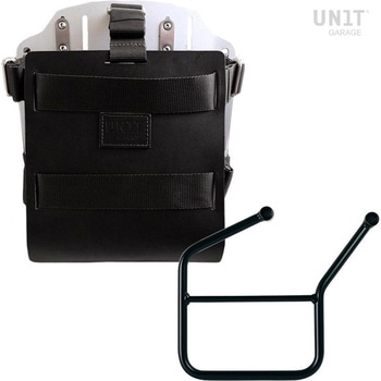 Carrying system in aluminum with adjustable leather front， Quick Release System and frame | U085-U000-3007SX UnitGarage (ユニットガレージ)