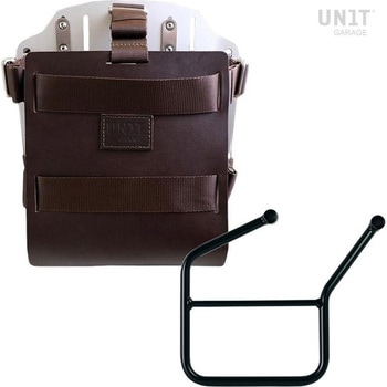 Carrying system in aluminum with adjustable leather front， Quick Release System and frame | U085-U000-3007SX UnitGarage (ユニットガレージ)