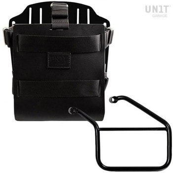 Carrying system in aluminum with adjustable leather front， Quick Release System and frame | U085-U000-3500SX UnitGarage (ユニットガレージ)