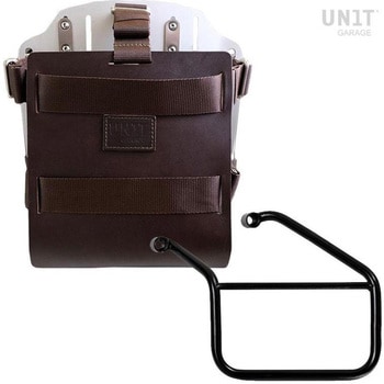 Carrying system in aluminum with adjustable leather front， Quick Release System and frame | U085-U000-3500SX UnitGarage (ユニットガレージ)