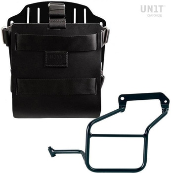 Carrying system in aluminum with adjustable leather front， Quick Release System and frame | U085-U000-3600SX UnitGarage (ユニットガレージ)