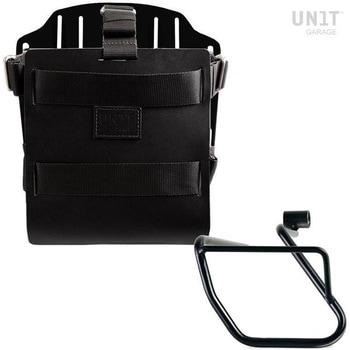 Carrying system in aluminum with adjustable leather front， Quick Release System and frame | U085-U000-3700SX UnitGarage (ユニットガレージ)