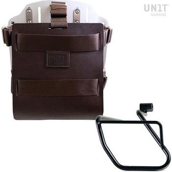 Carrying system in aluminum with adjustable leather front， Quick Release System and frame | U085-U000-3700SX UnitGarage (ユニットガレージ)