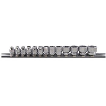 1/4"DR/ 4-14mm[13個組] ショートソケットセット エスコ