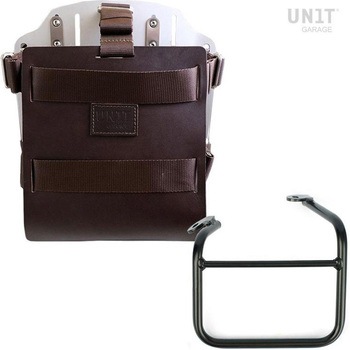 Carrying system in aluminum with adjustable leather front，Quick Release System and frame UnitGarage (ユニットガレージ)