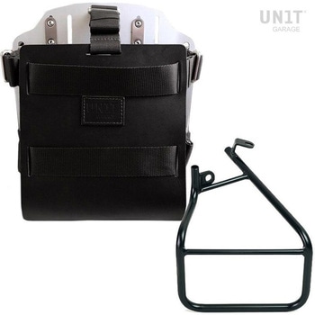 CarryingSystem in aluminum with adjustable leather front，Quick Release System & frame Sportster S 1250-U085-U000-3320SX UnitGarage (ユニットガレージ)