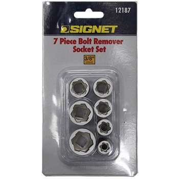 3/8"DR/8-19mm (7個組)ボルトリムーバーソケットセット エスコ