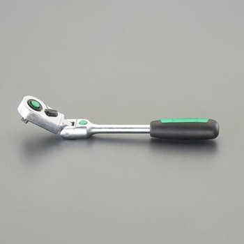 1/4"DR/170mm ラチェットハンドル(首振型) エスコ