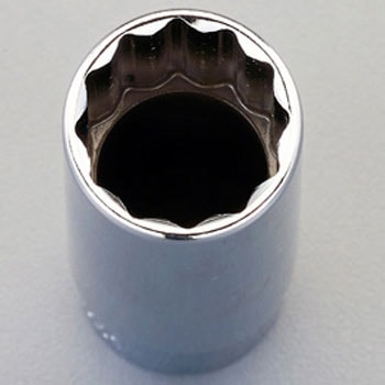 1/4"DR [航空規格]ディープソケット(インチ/十二角) エスコ