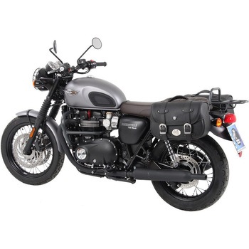 C-Bow シーボウ サイドキャリア クロム Triumph Bonneville T 100 / ブラック from 2017 HEPCO&BECKER (ヘプコ&ベッカー)