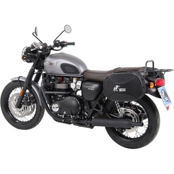C-Bow シーボウ サイドキャリア クロム Triumph Bonneville T 100 / ブラック from 2017 HEPCO&BECKER (ヘプコ&ベッカー)