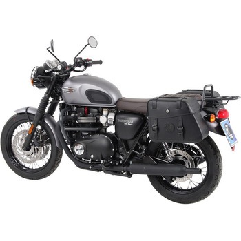C-Bow シーボウ サイドキャリア クロム Triumph Bonneville T 100 / ブラック from 2017 HEPCO&BECKER (ヘプコ&ベッカー)