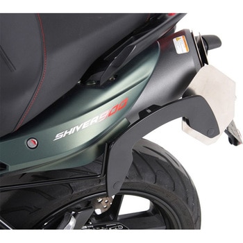 C-Bow シーボウ サイドキャリア ブラック Aprilia Shiver 900 from 2017 - HEPCO&BECKER (ヘプコ&ベッカー)