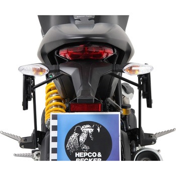 C-Bow シーボウ サイドキャリア ブラック Ducati Monster 797 / 2017 HEPCO&BECKER (ヘプコ&ベッカー)