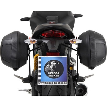 C-Bow シーボウ サイドキャリア ブラック Ducati Monster 797 / 2017 HEPCO&BECKER (ヘプコ&ベッカー)