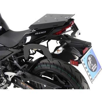 C-Bow シーボウ サイドキャリア ブラック Kawasaki Ninja 400 / 2018 HEPCO&BECKER (ヘプコ&ベッカー)