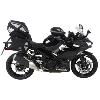 C-Bow シーボウ サイドキャリア ブラック Kawasaki Ninja 400 / 2018 HEPCO&BECKER (ヘプコ&ベッカー)