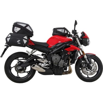 C-Bow シーボウ サイドキャリア ブラック Triumph Street Triple 765 S/R/RS / 2017 HEPCO&BECKER (ヘプコ&ベッカー)