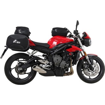 C-Bow シーボウ サイドキャリア ブラック Triumph Street Triple 765 S/R/RS / 2017 HEPCO&BECKER (ヘプコ&ベッカー)