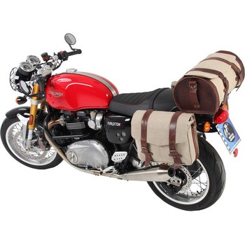 C-Bow シーボウ サイドキャリア ブラック Triumph Thruxton / R 2016- - HEPCO&BECKER (ヘプコ&ベッカー)