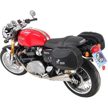 C-Bow シーボウ サイドキャリア ブラック Triumph Thruxton / R 2016- - HEPCO&BECKER (ヘプコ&ベッカー)