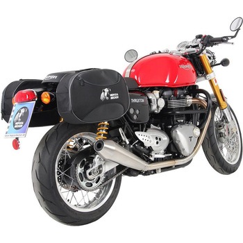 C-Bow シーボウ サイドキャリア ブラック Triumph Thruxton / R 2016- - HEPCO&BECKER (ヘプコ&ベッカー)