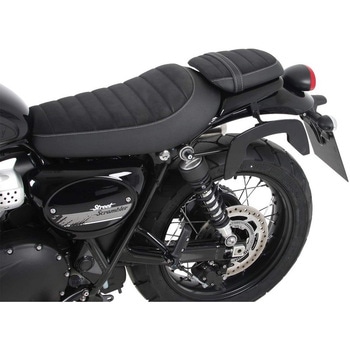 C-Bow シーボウ サイドキャリア 左側のみ - ブラック Triumph Street スクランブラー / 2017-> HEPCO&BECKER (ヘプコ&ベッカー)
