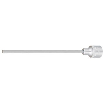 3/8"DR/ 4.0x150mm [HEX] 超ロングビットソケット - エスコ