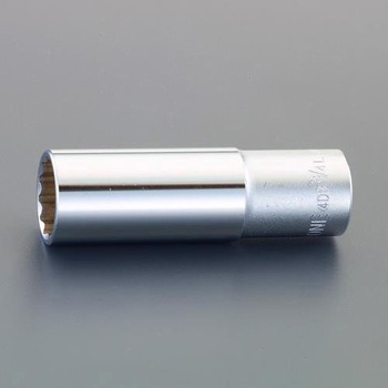 1/2"DRx25/32"  ディープソケット(インチ/十二角) エスコ