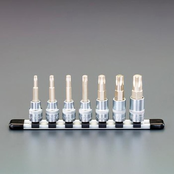 1/2"DR/T30-T70[Torx]ビットソケットセット エスコ