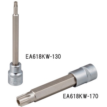 1/2"DR/T50 [Torx]ビットソケット エスコ