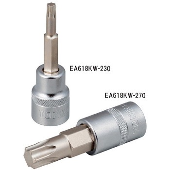 1/2"DR/T50 [Torx]ビットソケット(イジリ止付) - エスコ