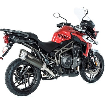 Desert Fox スリップオンエキゾースト EG (Euro 4) カーボンスチール TRIUMPH Tiger 1200 XC/XR 2017 | 1740812CS BOS (ボス)
