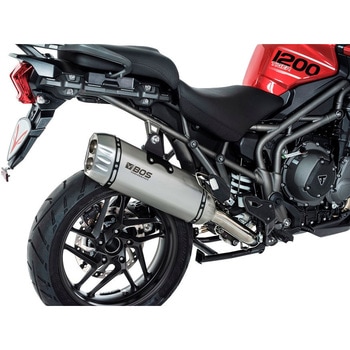 Desert Fox スリップオンエキゾースト EG (Euro 4) ステンレスマット TRIUMPH Tiger 1200 XC/XR 2017 | 1740812SM BOS (ボス)